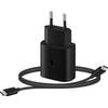 Samsung 15W USB-C Adapter EP-T1510 met Kabel Zwart