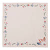 HAES DECO - Set van 6 Servetten (Textiel) - 40x40 cm - 100% Katoen - Chicken and Rooster