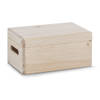 Houten opbergkist met deksel Zeller Present 3-delig 30 x 20 x 14 cm