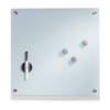 Mini whiteboard magnetisch 40 x 40 cm Zeller Present inclusief accessoires