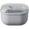 Omada - Pull Box Lunchbox Vierkant 425 ml - Polypropyleen - Grijs