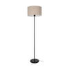 EGLO Feniglia Vloerlamp - E27 - 151 cm - Beige/Zwart - Linnen