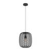 EGLO Rinroe Hanglamp - E27 - Ø 32,5 cm - Zwart - Staal