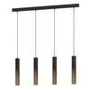 EGLO Barbotto hanglamp - GU10 - Zwart, bruin