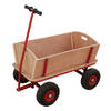 Diggers Bolderkar met houten schotten 88x44x52 cm ongemonteerd