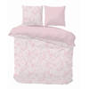 iSleep Dekbedovertrek Chantal - Roze - 2-Persoons 200x200/220 cm