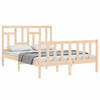 vidaXL Bedframe met hoofdbord massief hout 120x200 cm