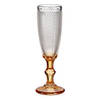 Champagneglas Punten Amber Glas 180 ml (6 Stuks)