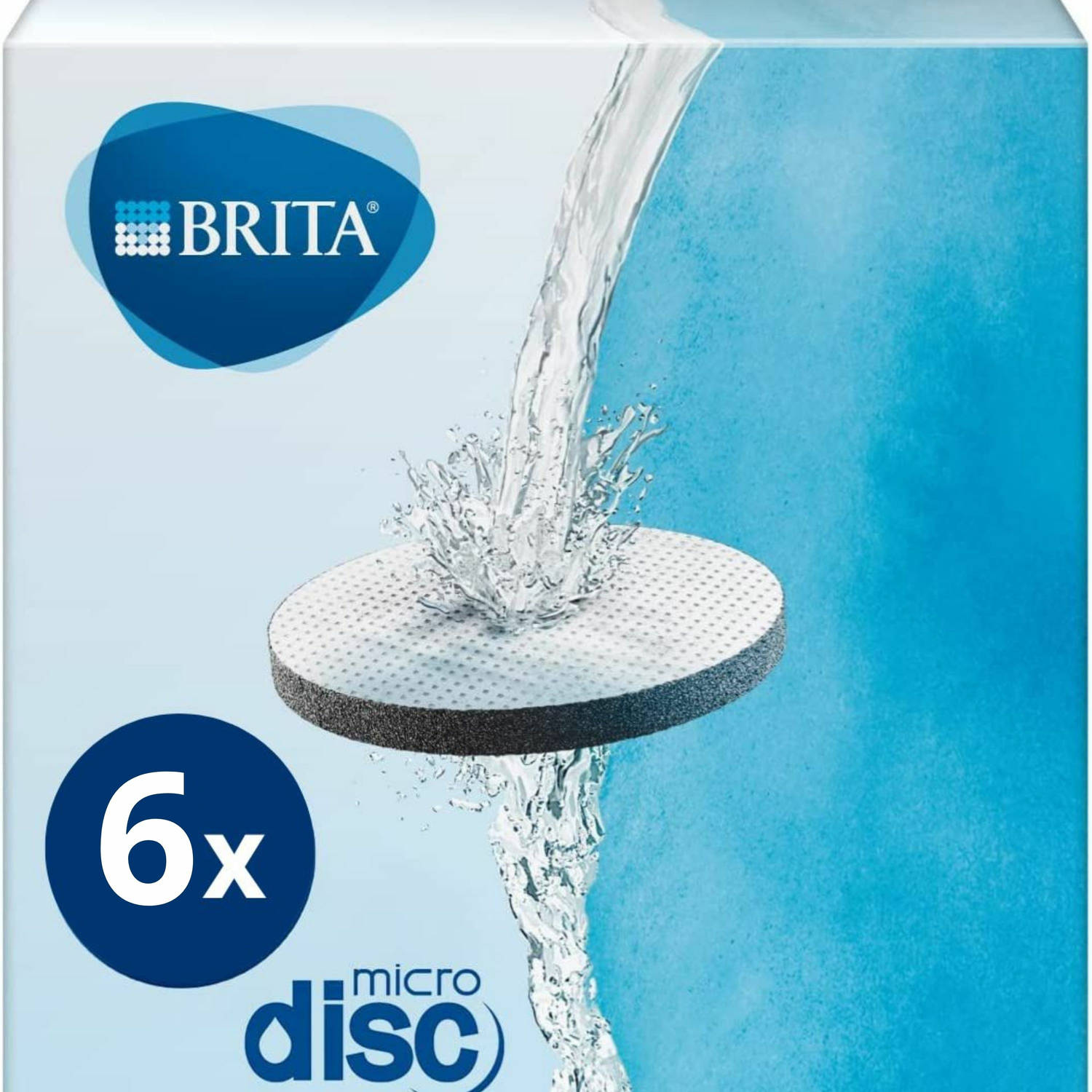 BRITA Waterfilterpatroon MicroDisc 6-Pack