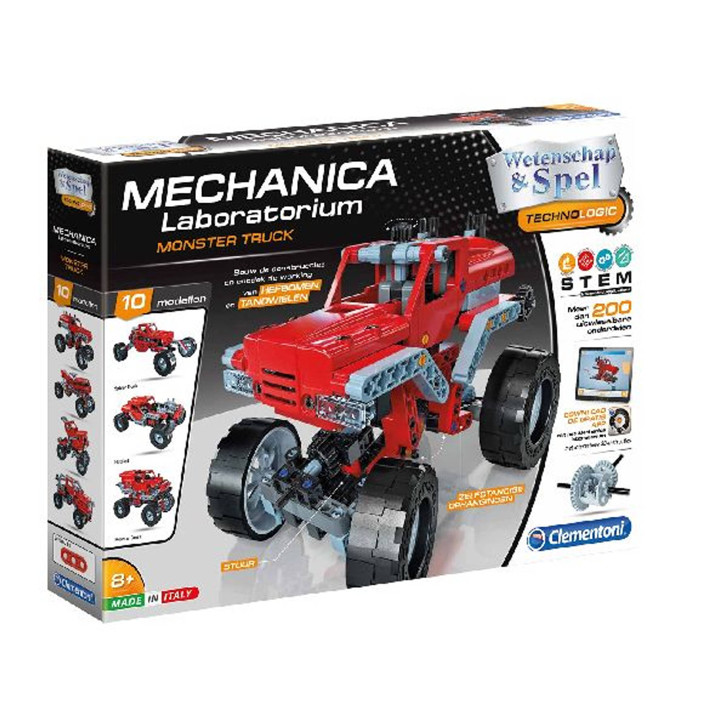 Clementoni bouwpakket Mechanica Laboratorium Monster trucks