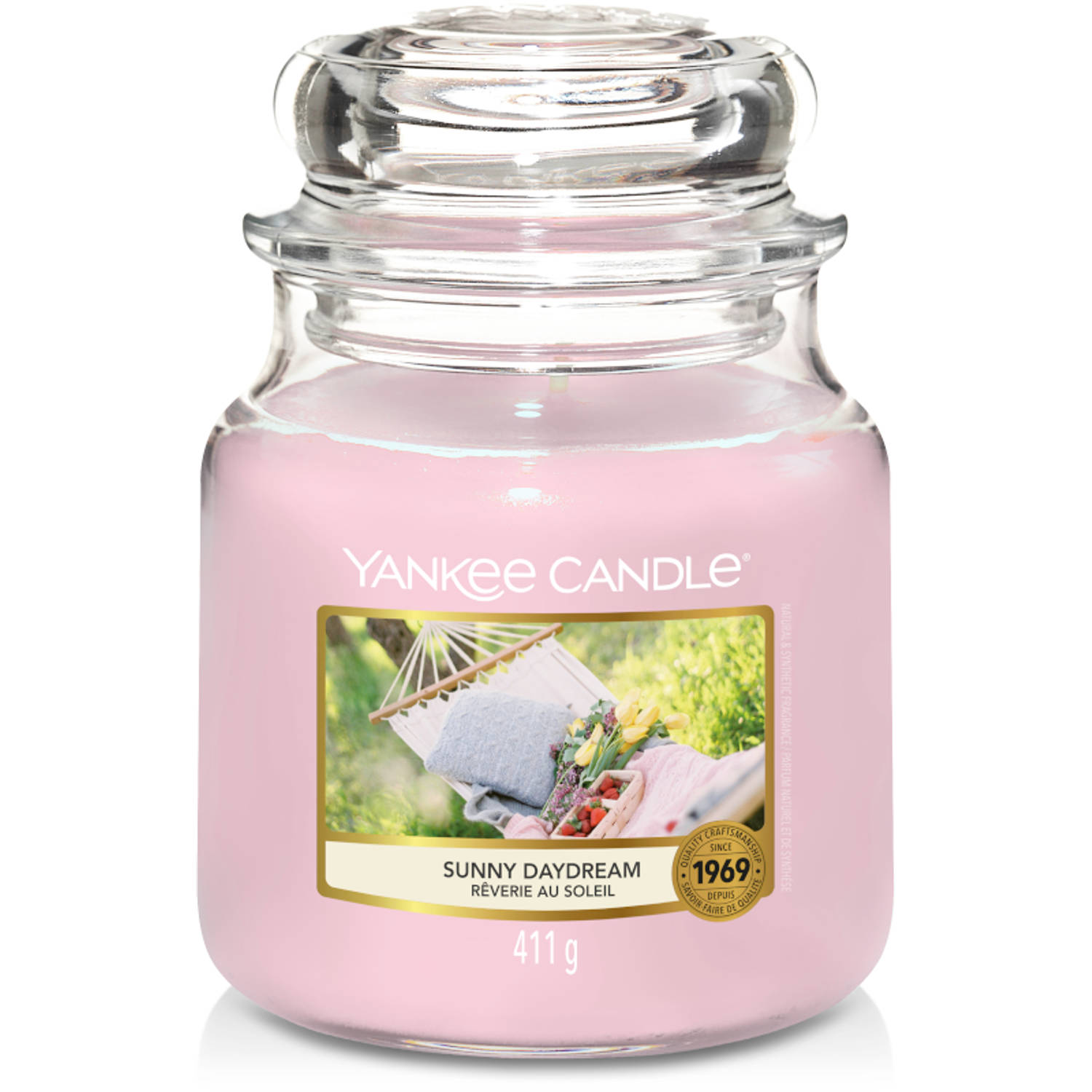 Yankee Candle Medium Pink Sands - 13 cm / ø 11 cm