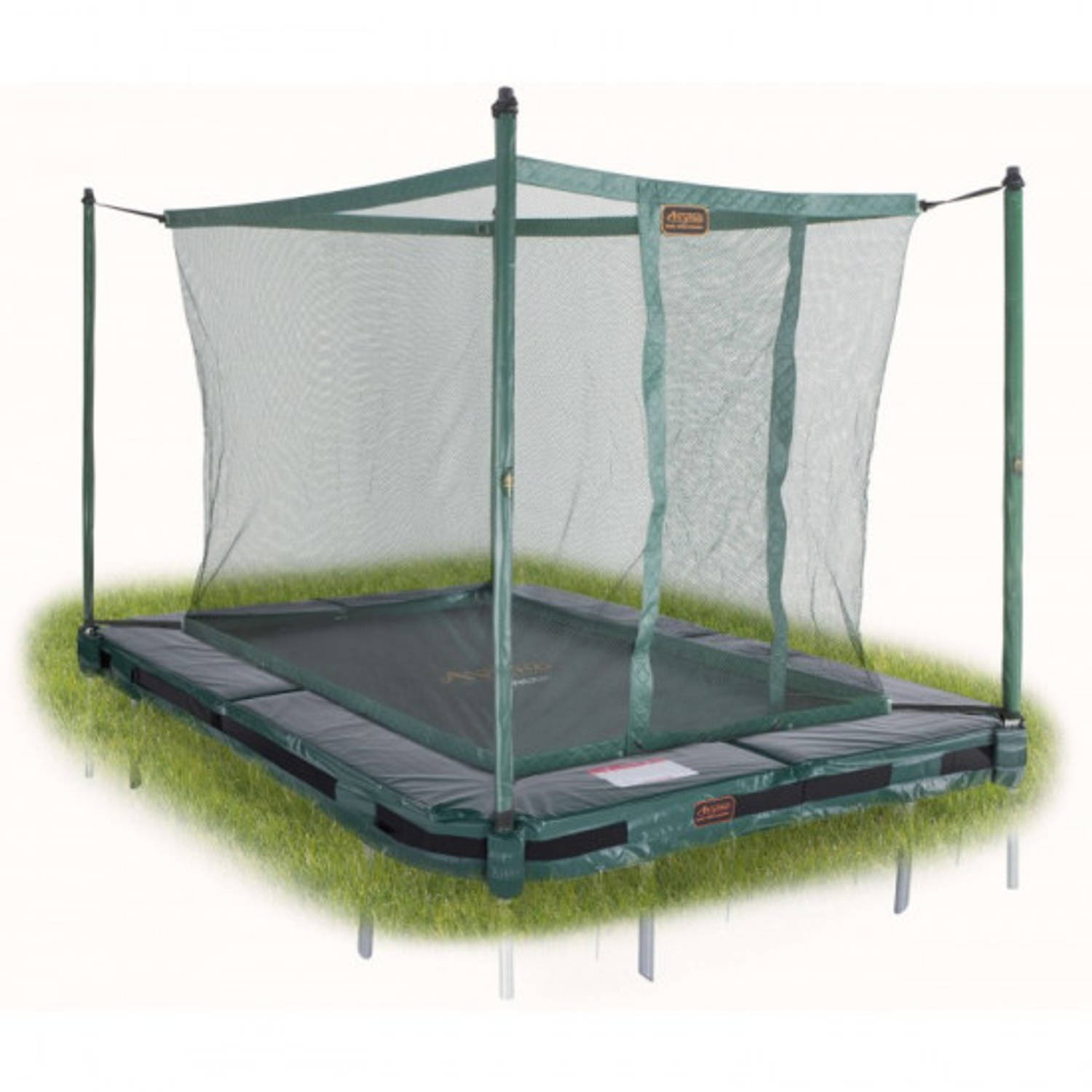 Avyna InGround 215x155cm los veiligheidsnet boven trampoline groen
