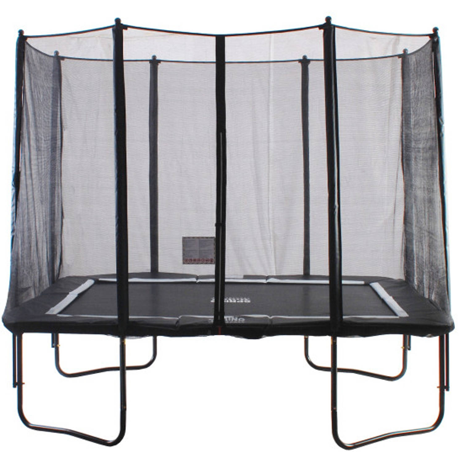 SPRING Trampoline met Veiligheidsnet 300 cm x 230 cm (8x10ft) Zwart