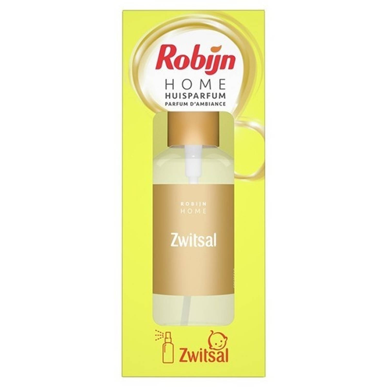 Zwitsal - Robijn Huisparfum - Langdurige Geur - 3 x 250ml - Voordeelpack