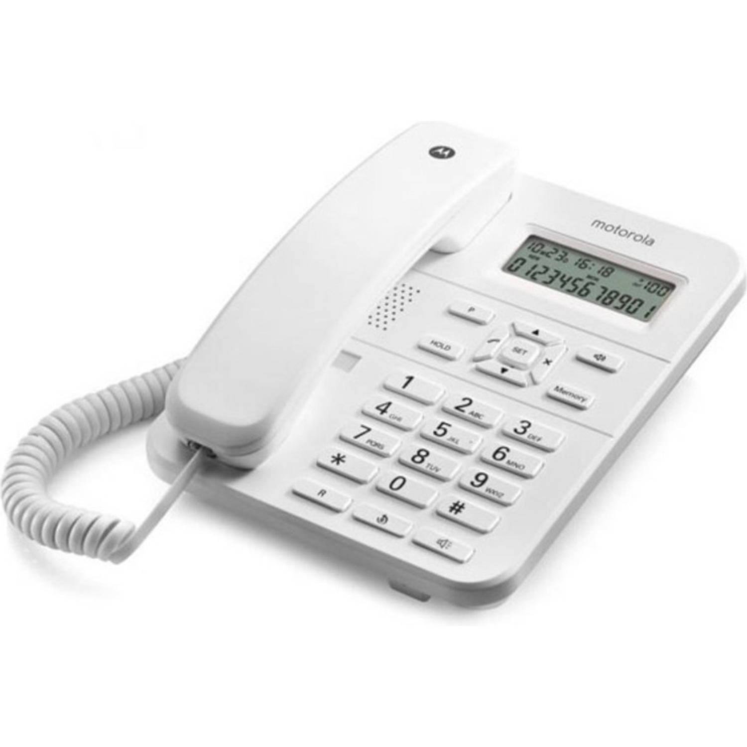 Motorola CT202 Vaste Telefoon Met Display Wit