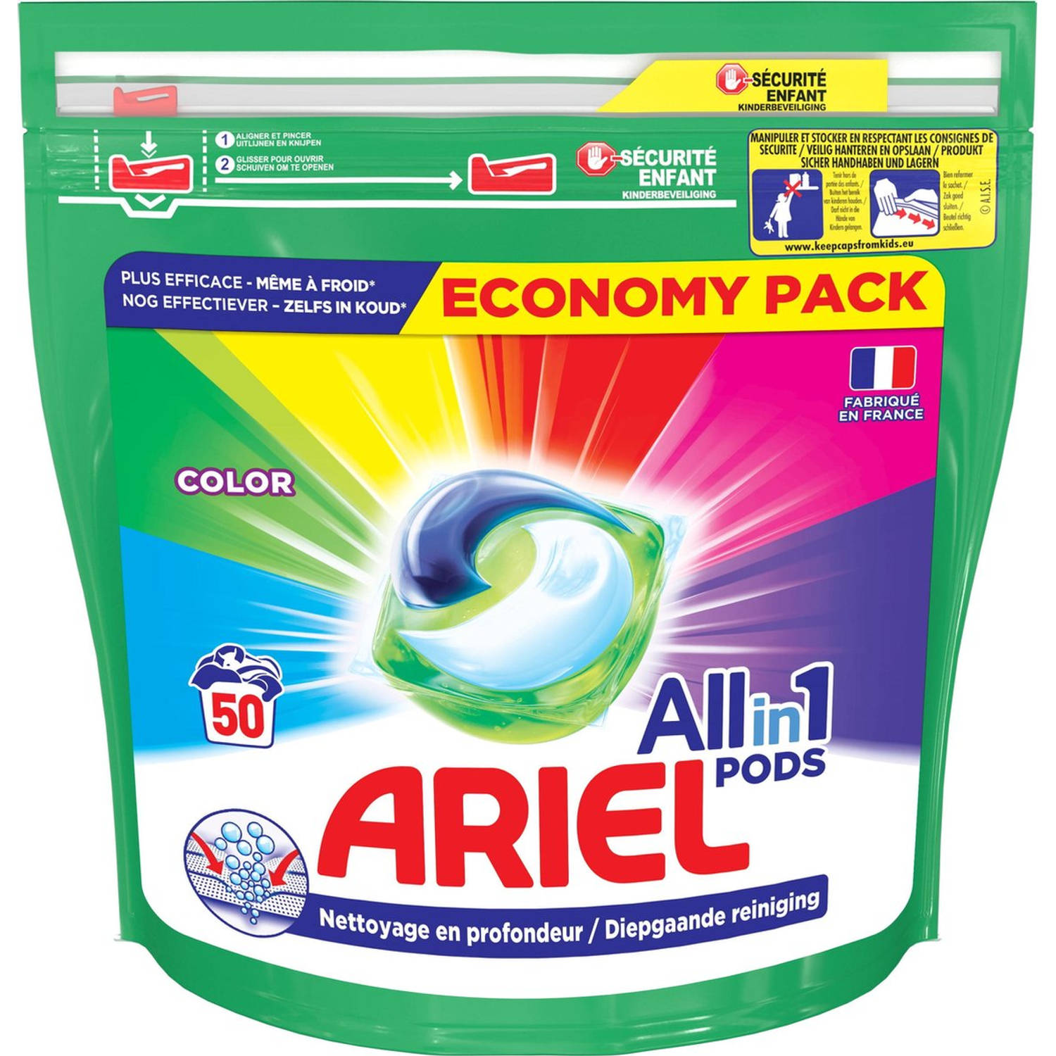 Ariel All-in-1 Pods Colour 50 Wasbeurten