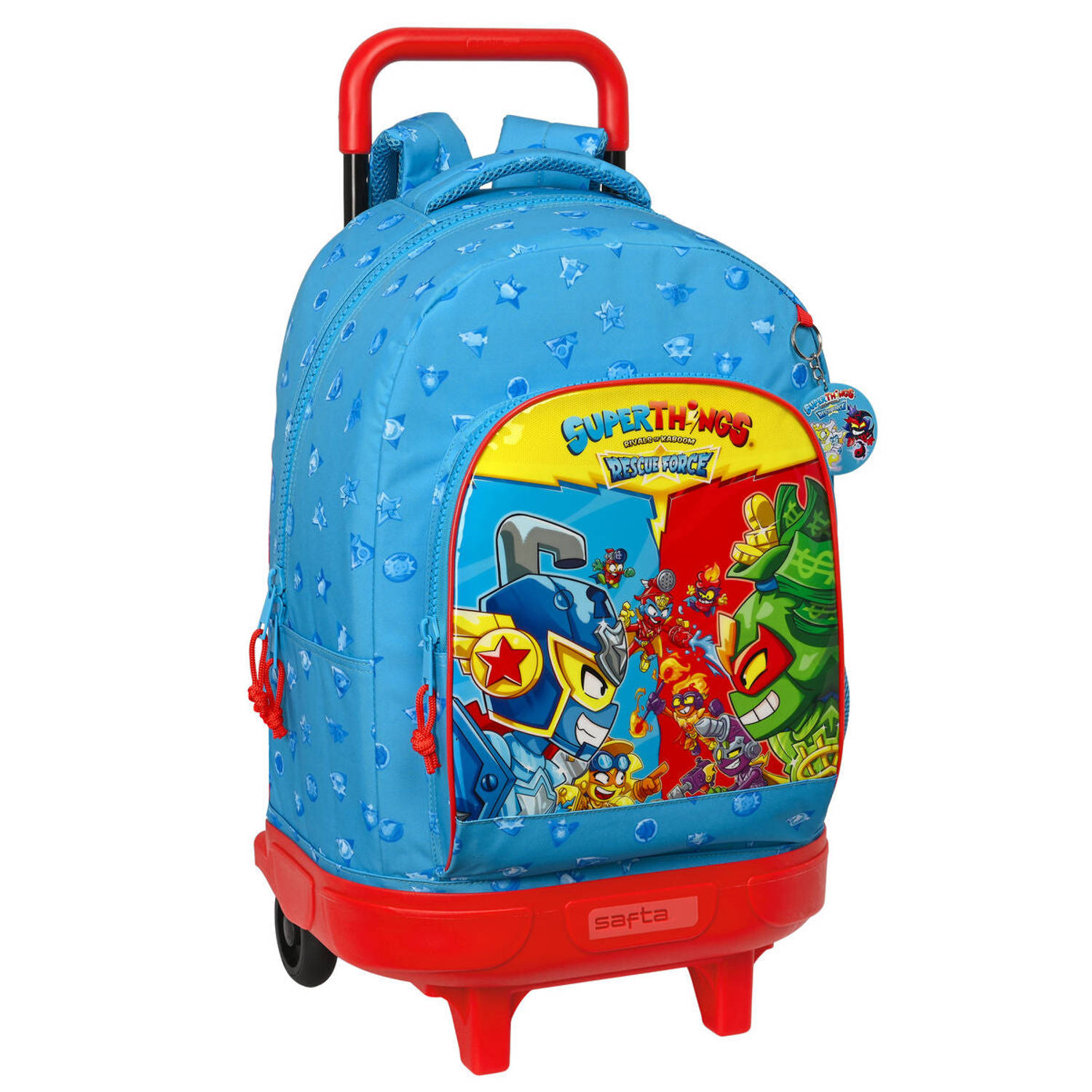 Superthings Schoolrugzak Met Wielen Superthings Rescue Force 33 X 45 X 22 Cm Blauw