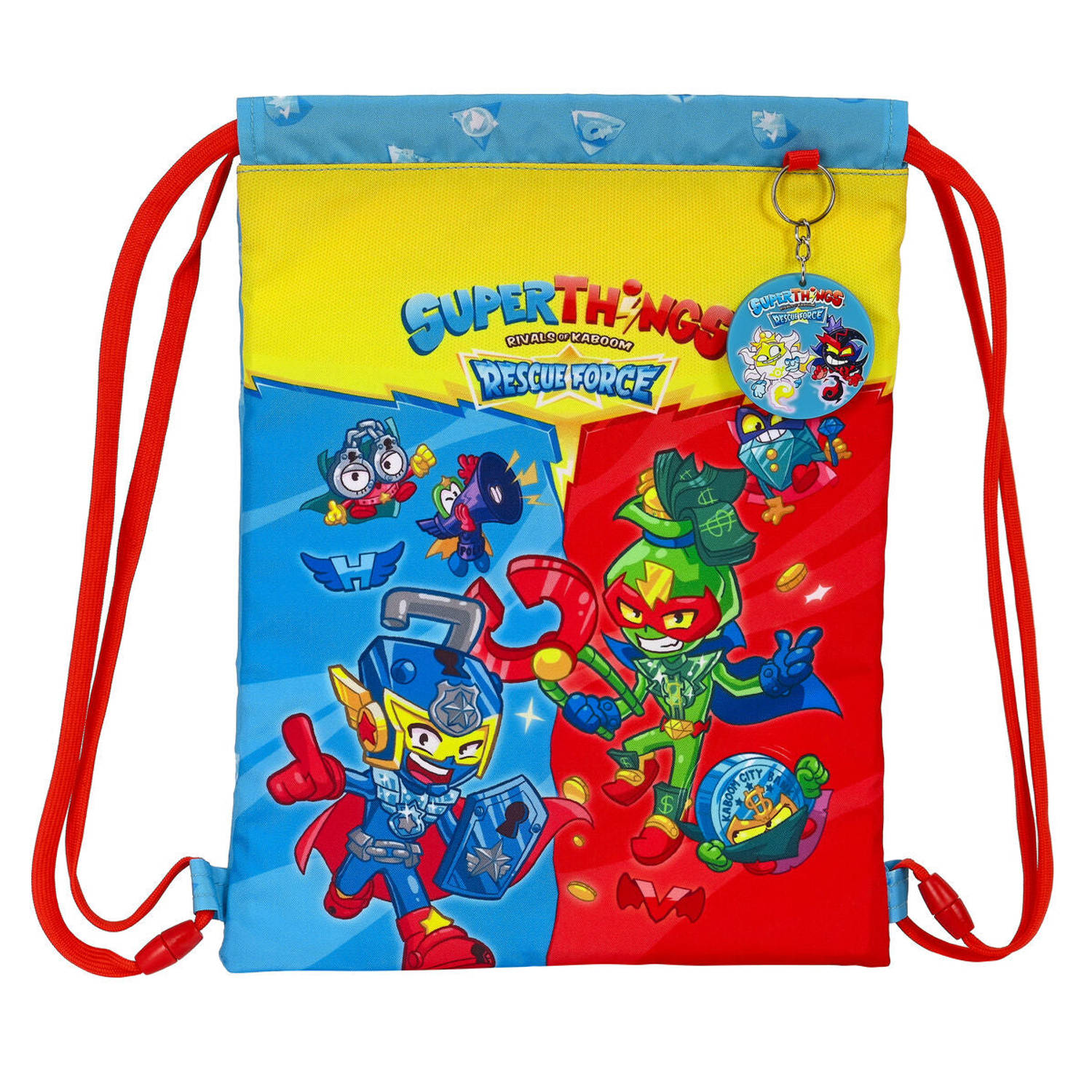 Rugtas met Koordjes SuperThings Rescue force Blauw