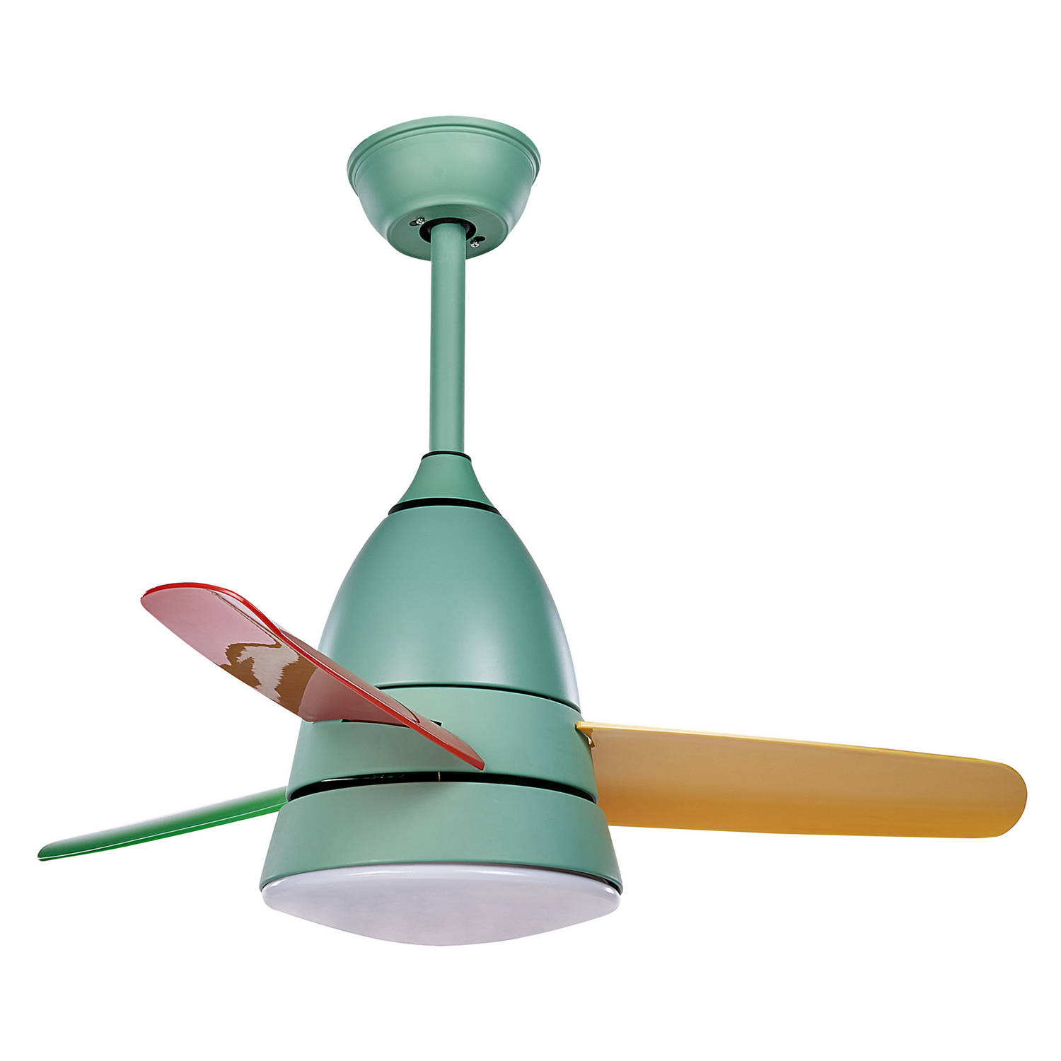 Beliani STRAWBERRY - Plafondlamp met ventilator-Multicolor-IJzer