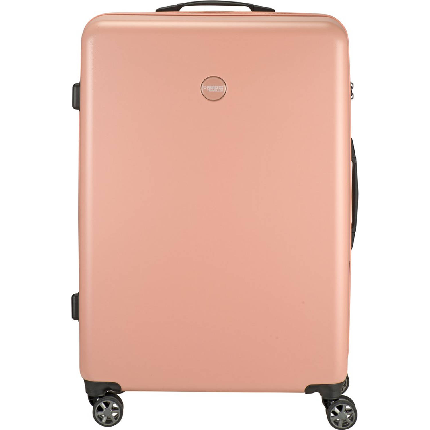 Princess Traveller PT-01 Deluxe Large Trolley peony pink Harde Koffer