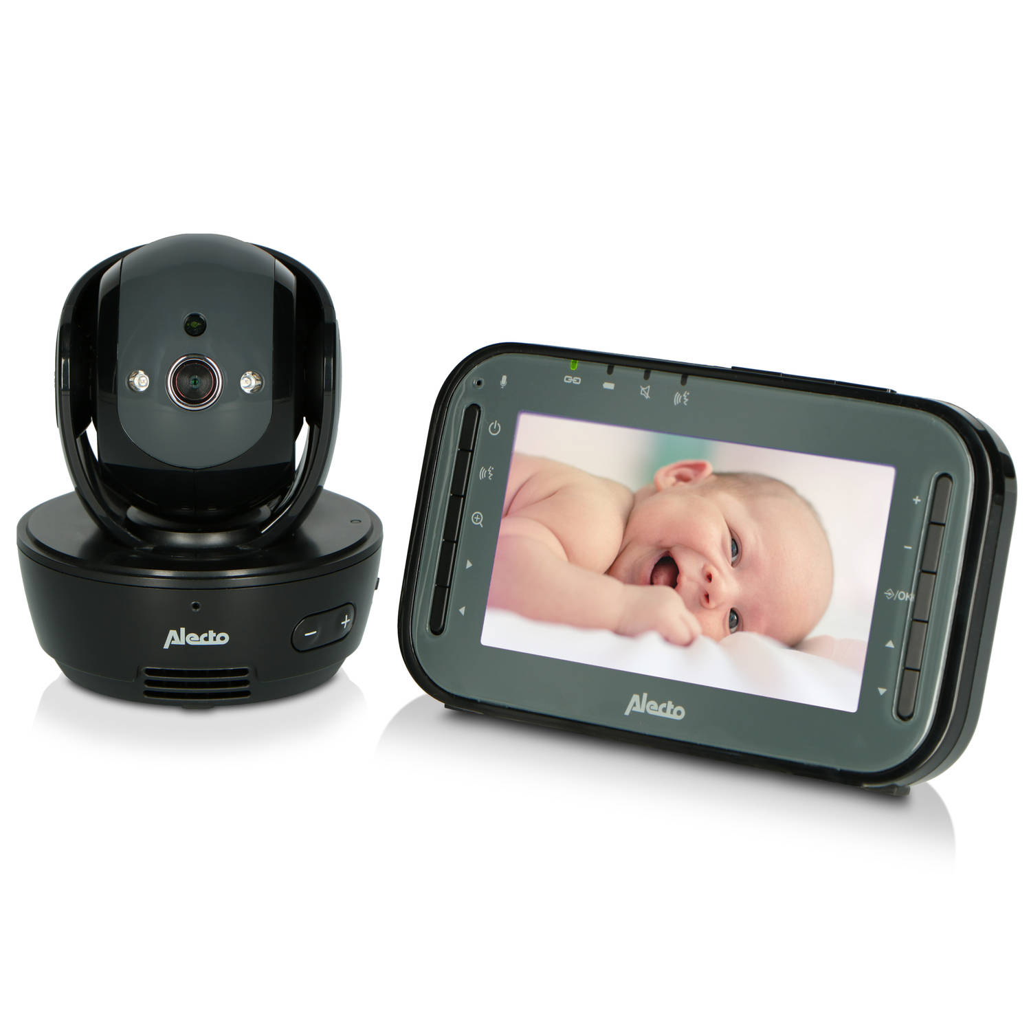 Alecto DVM200MBK - Babyfoon met Camera - Op afstand Beweegbaar - Zwart