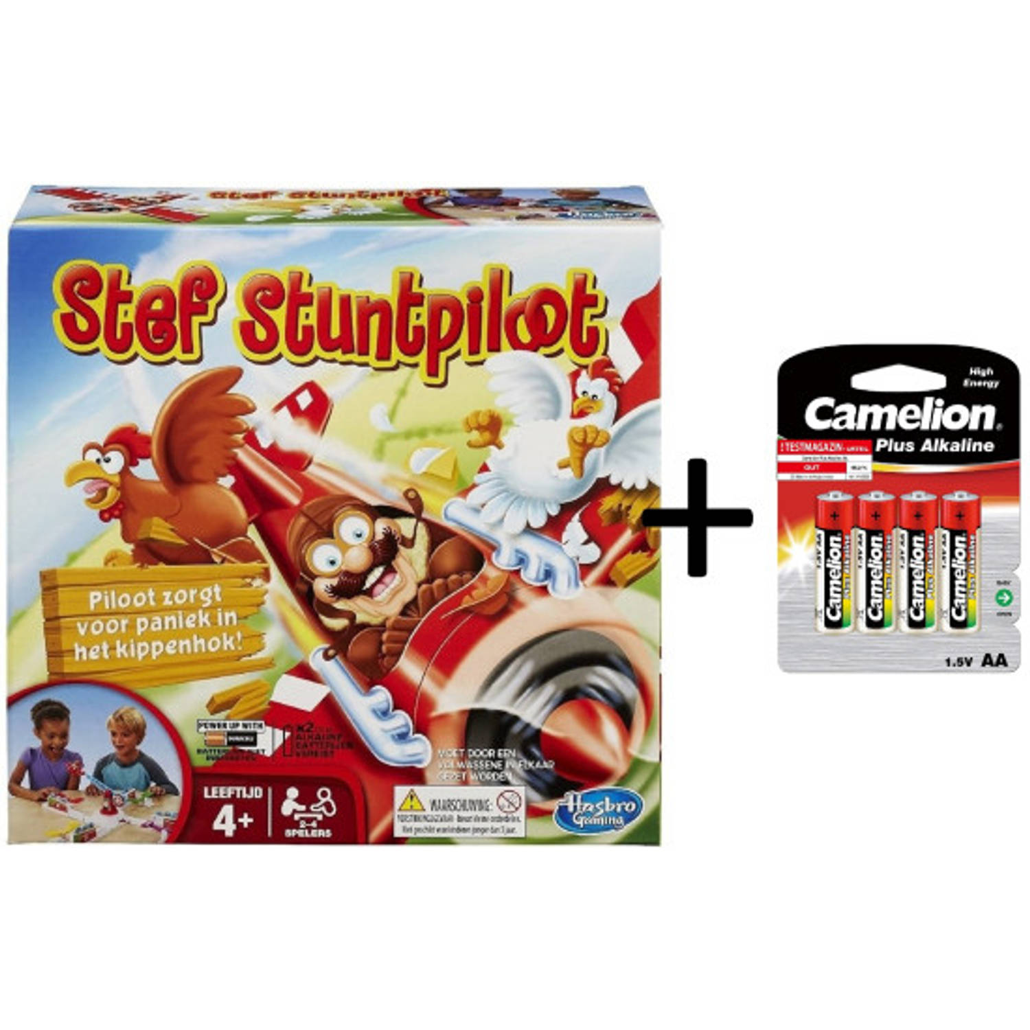 Stef Stuntpiloot + Batterijen Pack Bundelpakket