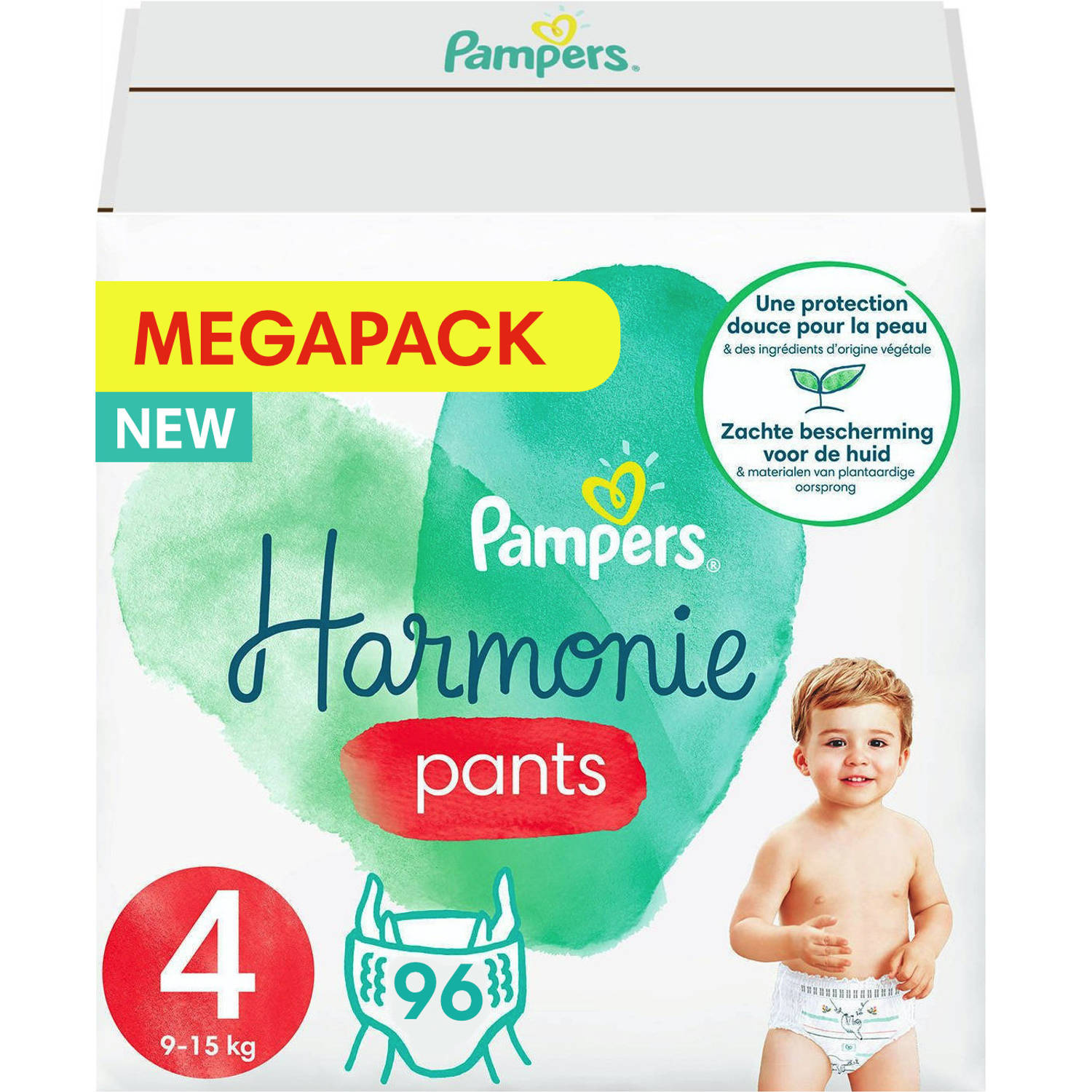 Pampers - Harmonie Pants - Maat 4 - Megapack - 96 luierbroekjes