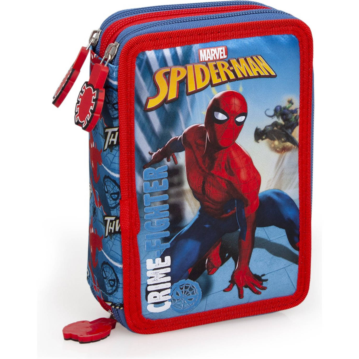 Marvel Spiderman gevulde jongens pennenetui