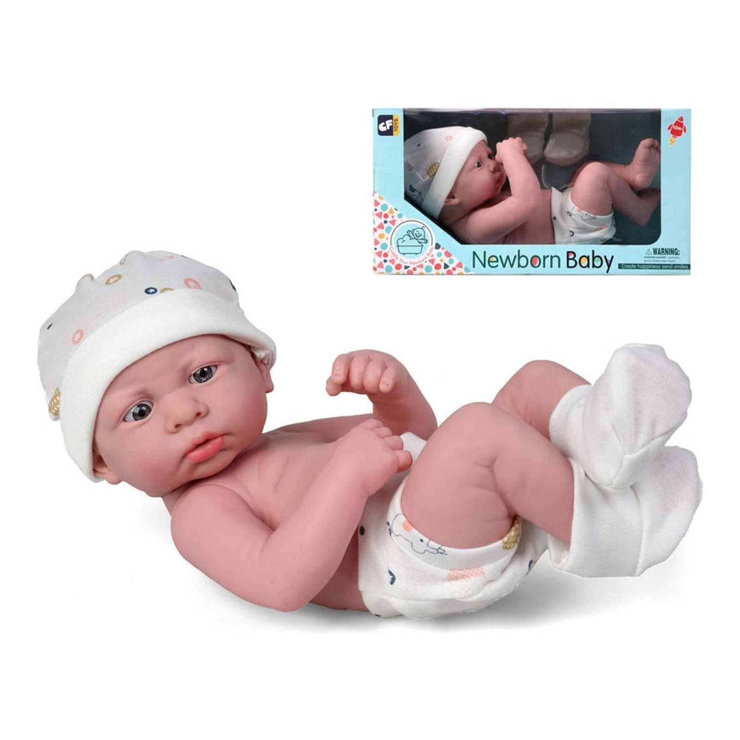 Babypop Newborn Wit (32 x 17 cm)