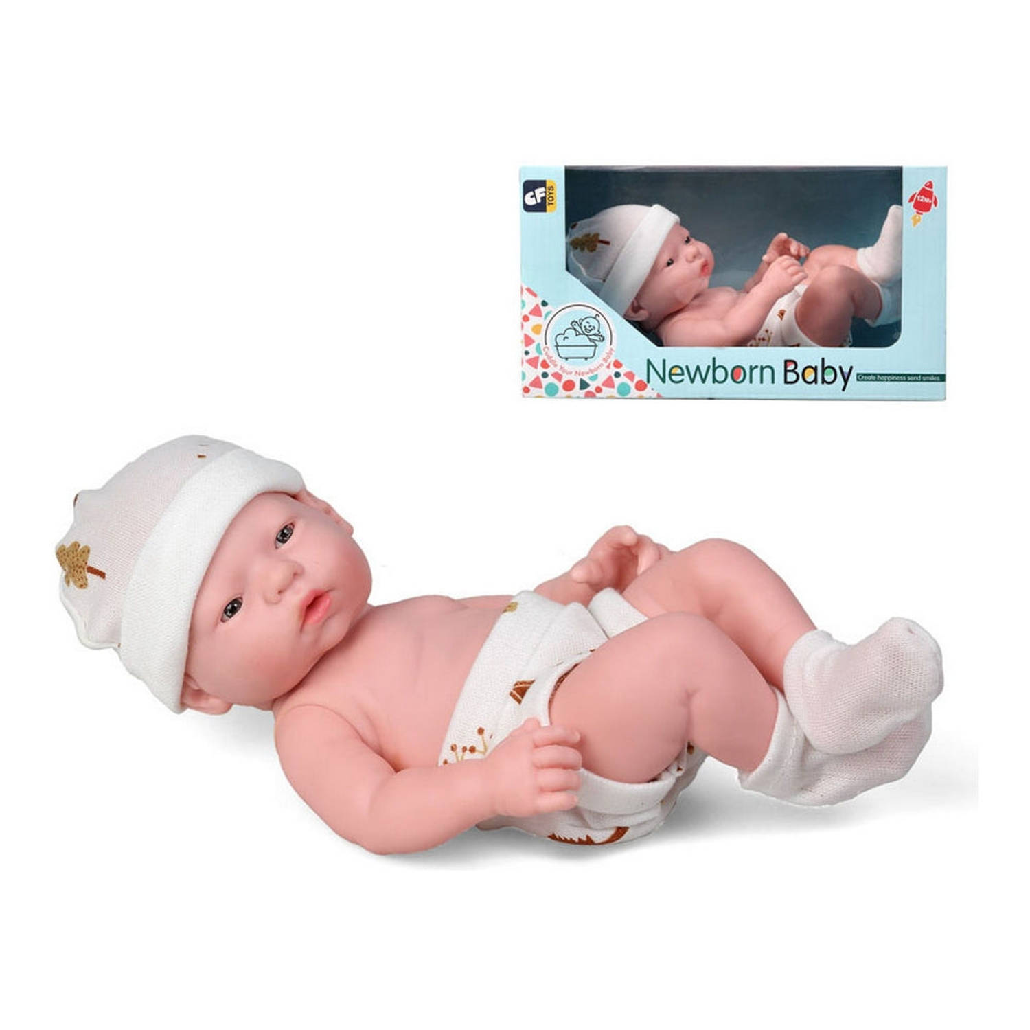 Babypop Newborn Wit (23 x 12,5 cm)