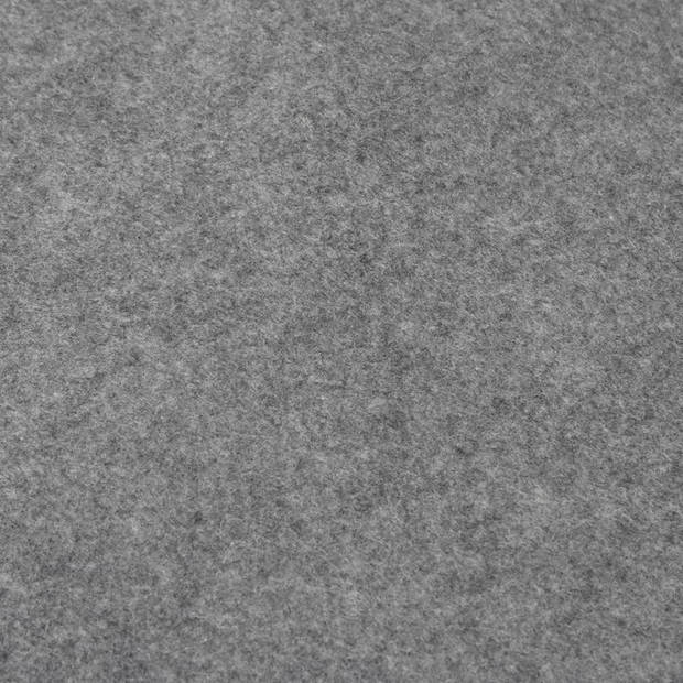 vidaXL Zwembadgrondzeil 550x280 cm polyester geotextiel lichtgrijs