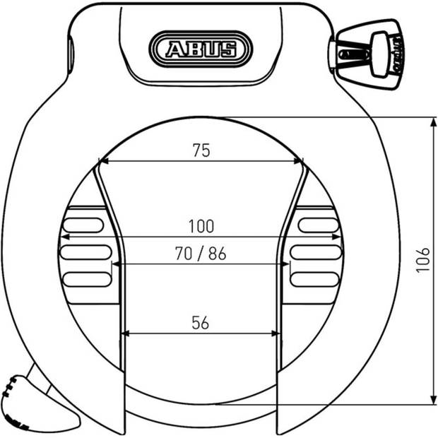 Abus Pro Amparo 4750S ART2 Zwart