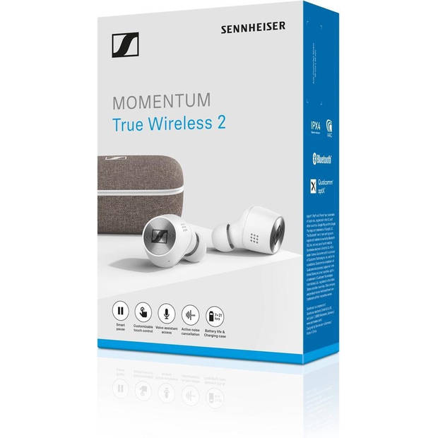 Sennheiser Momentum True Wireless 2 - draadloze oordopjes - Wit