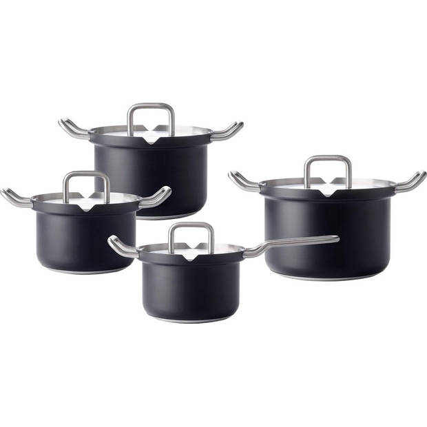 BK Pannenset Q-linair Master Black - 4 delige set