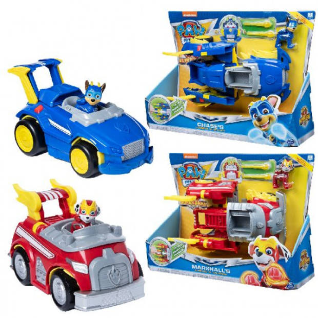 PAW Patrol Mighty Pups Changing Vehicles - Prijs per Stuk