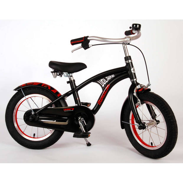 Volare Miracle Cruiser Kinderfiets - Jongens - 14 inch - Mat Zwart - Prime Collection