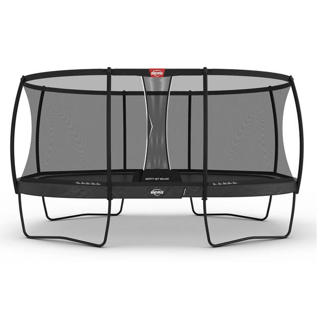 BERG Trampoline Grand Champion met Veiligheidsnet - Safetynet Deluxe - Regular - 520 x 350 cm - Grijs