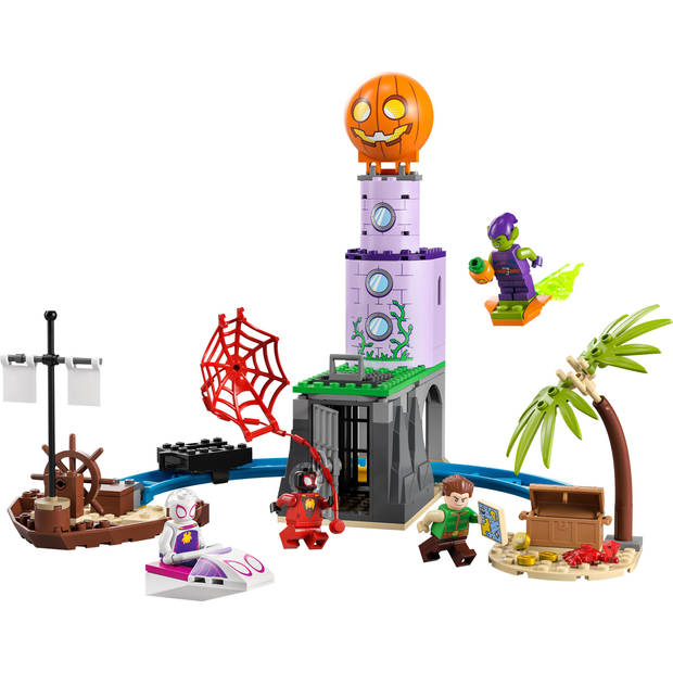 10790 LEGO Super Heroes Marvel Spiderman Team Spidey bij de vuurtoren van Green Goblin