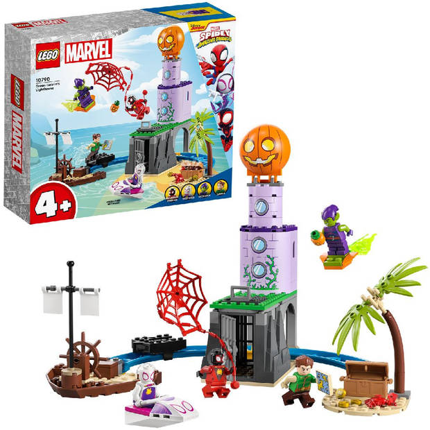 10790 LEGO Super Heroes Marvel Spiderman Team Spidey bij de vuurtoren van Green Goblin