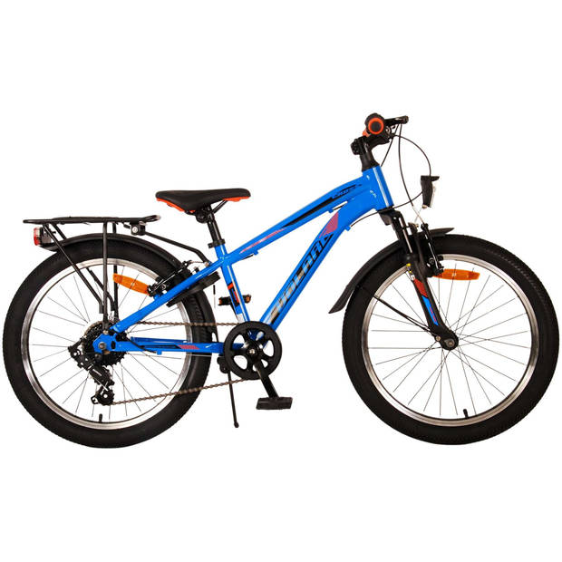 Volare Jongensfiets Cross 20 Inch 27 cm Jongens 6V V-Brakes Blauw/Zwart