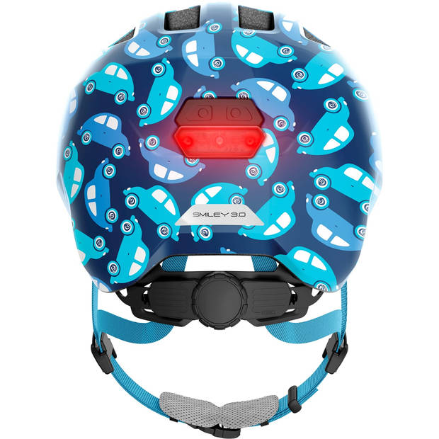 Helm Smiley 3.0 LED Blauw car S 45-50cm