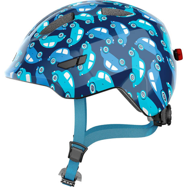Helm Smiley 3.0 LED Blauw car S 45-50cm