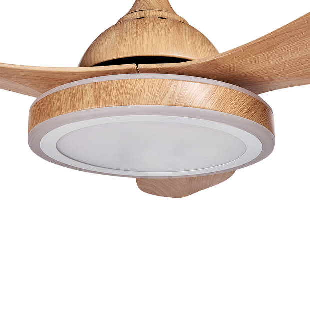 Beliani MUDDY - Plafondlamp met ventilator-Bruin-IJzer