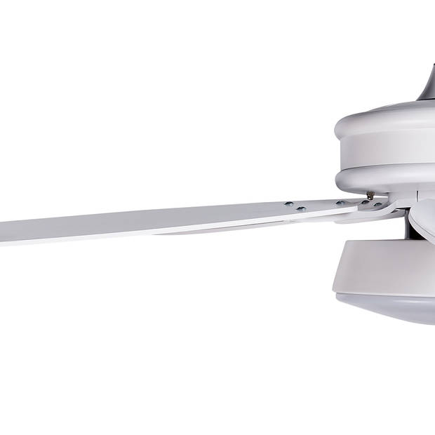 Beliani LOGAN - Plafondlamp met ventilator-Wit-IJzer