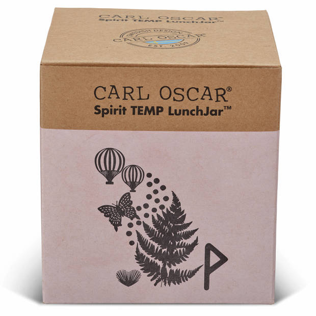 Carl Oscar Spirit Thermosbeker - Roze - 0,5L - Met Bestek