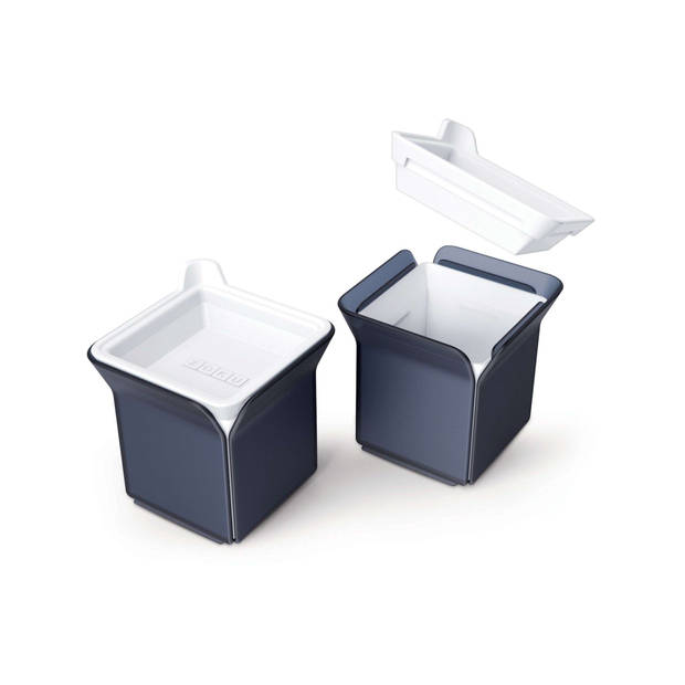 Zoku - IJsvorm Cube Set van 2 Stuks - Polypropyleen - Blauw