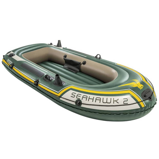 Intex Opblaasbootset Seahawk 2 met trolling motor en beugel