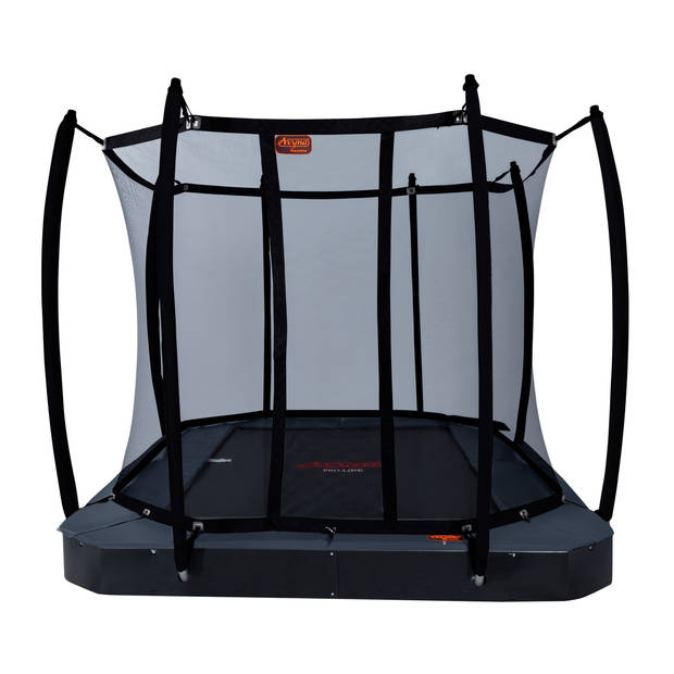 Avyna Pro-Line Flatlevel Trampoline met Veiligheidsnet 520 x 305 cm (352) - Grijs