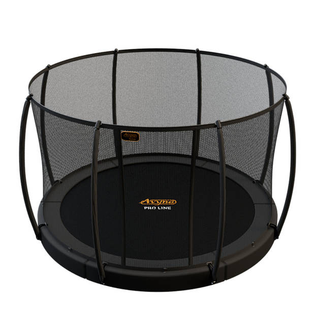 Avyna Trampoline Inground met Veiligheidsnet Pro-Line - ø 365 cm (12ft) - HD Plus Beschermrand - Grijs