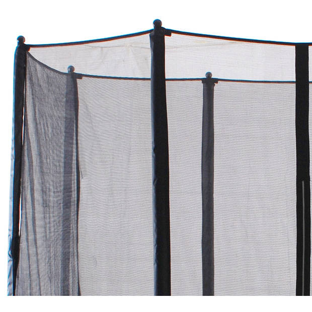 SPRING Trampoline met Veiligheidsnet 300 cm x 245 cm (8x10ft) - Zwart